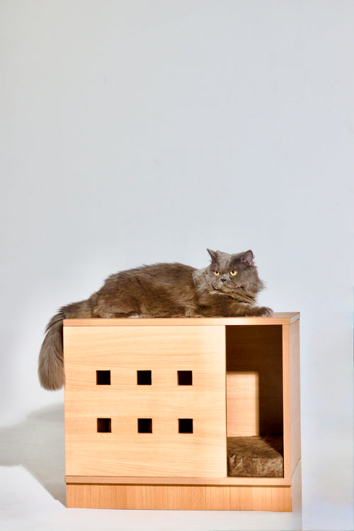 NAP NOOK – Coffee Table with Built-In Pet Hideout
